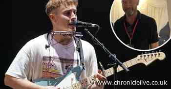 Alan Shearer starts 50th celebrations with night at Sam Fender gig