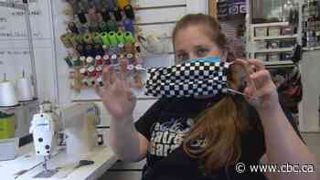 Fashionable face coverings: Albertans choosing masks to match their wardrobes