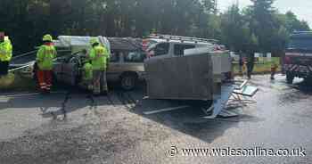 Crash closes Eastern Avenue in Cardiff - live