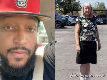 A father filmed a racist encounter with a white woman who called him the n-word and phoned the police over a parking spot