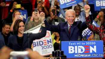Biden, Harris making 1st joint appearance as Democratic running mates
