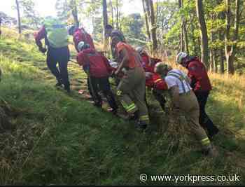 Injured woman rescued from beauty spot