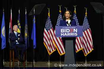 Kamala Harris news - Senator pays tribute to Beau after Joe Biden gives rousing speech taking aim at Trump