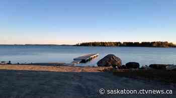Mother and child rescued after getting stranded on island in northern Sask.