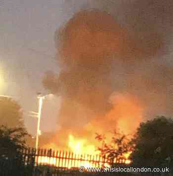 Fire at Crayford rubbish tip as explosion shakes Bexley