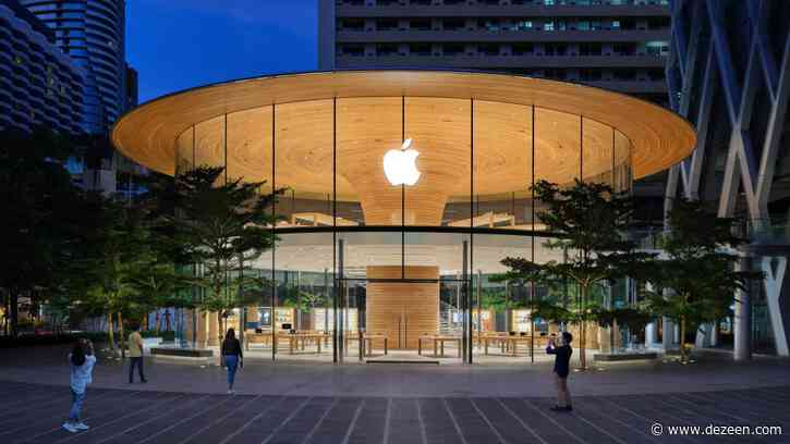 Tree-like column is centrepiece of Apple Central World by Foster + Partners