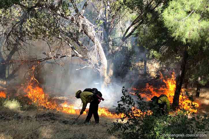 Evacuations Ordered, Roads Closed As ‘Explosive’ Lake Hughes Brush Fire ...