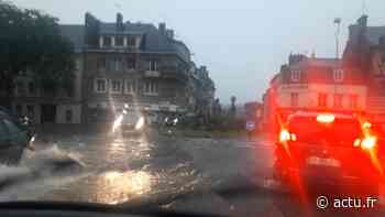 Intempéries à Lisieux : orage et forte pluie s'abattent sur la ville - actu.fr