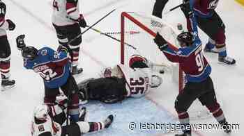 Avalanche score 3 third-period goals to beat Coyotes 3-0 - Lethbridge News Now