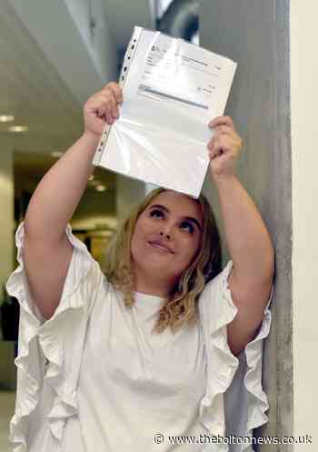 A-LEVEL RESULTS DAY: Star Sixth Form College Bolton student looks to the future