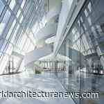 ‘Ribbon’ staircase links trading floors at Canary Wharf tower