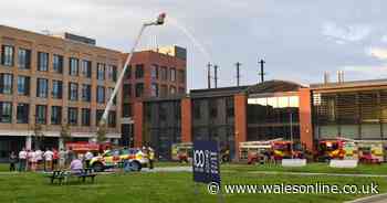Fire investigators hunt for cause of Swansea University Bay Campus blaze