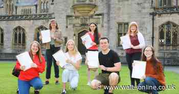 A-level students in Wales marked down four grades - the full stats