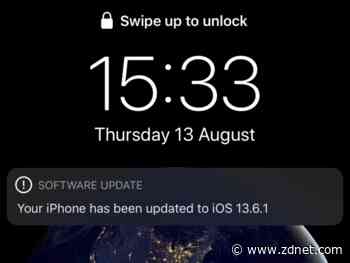 Time to update your iPhone again - iOS 13.6.1 is out