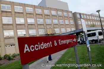 The number of coronavirus patients at Warrington and Halton hospitals