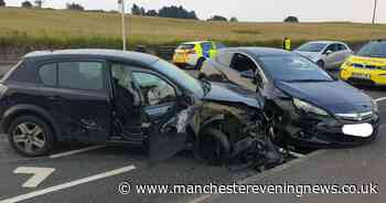 Police find over £5,000 in cash and drugs after Bolton chase ends in crash - Manchester Evening News