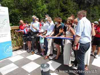 (PHOTOS) Chamonix: inauguration de la piste cyclable entre le pont des Gaillands et le carrefour d’Entrèves - lessorsavoyard.fr