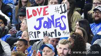 Jones thanks Lions for support after son's death