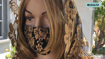 Traditional Spanish lace creates romantic, stylish face masks