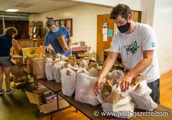 Volunteers deliver the goods