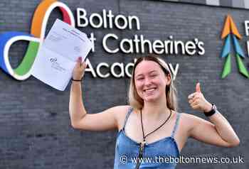 A-LEVEL RESULTS DAY: Bolton St Catherine's student looks forward to more drama