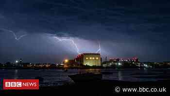 In pictures: Spectacular storms light up England skies