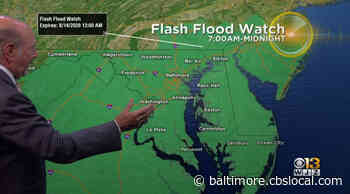 Maryland Weather: Flash Flood Watch, Warnings In Effect - CBS Baltimore
