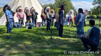Sask. request to remove tipi demonstration from legislature postponed to September