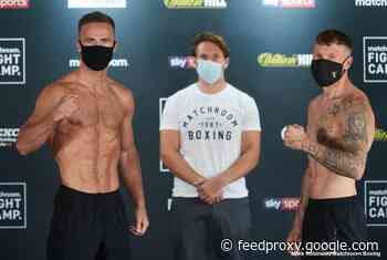 Cash vs. Welborn Sky / DAZN  Weigh In Results