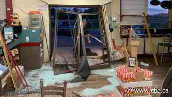 Armed robbery in Esterhazy, Sask., ends with man repeatedly ramming store with truck: RCMP