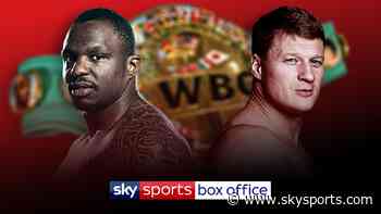Whyte vs Povetkin for WBC 'Diamond' belt