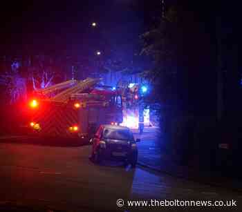 Fire crews tackle house fire on Brazley Avenue, Horwich