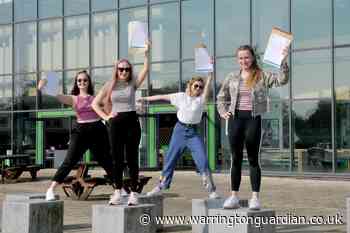 8 photographs from an unusual A-level results day in Warrington - Warrington Guardian