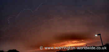 Sunset and lightning over Warrington - Gary Skentelbery