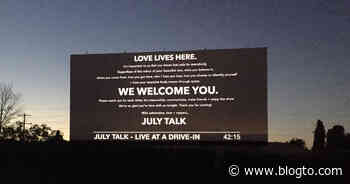Toronto band July Talk thrills fans with unique drive-in concert - blogTO