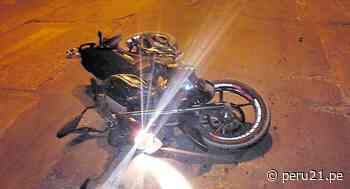 Junín: Policía fallece tras impactar su motocicleta con un auto en Huancayo - Diario Perú21