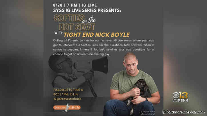 Anti-Animal Abuse Campaign Featuring Ravens’ Nick Boyle To Launch Next Week