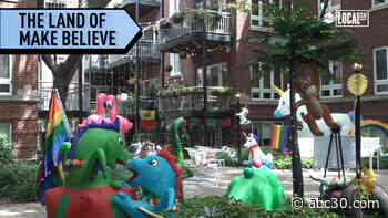 Chicago neighborhood creates 'Land of Make Believe' to help residents escape from struggles of pandemic