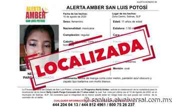 Localizan a menor de 11 años reportada como desaparecida en Salinas - El Universal