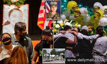 Slain Fort Hood soldier Vanessa Guillen given emotional goodbye at memorial held at her high school
