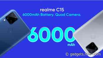 Realme C15 Launching in India on August 18: Everything We Know So Far