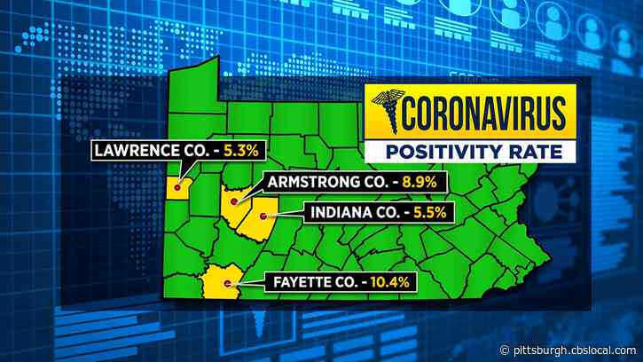 Fayette Co. Currently Has Highest Positivity Rates Of Coronavirus In Pennsylvania