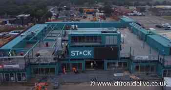 See drone footage of the finishing touches to the new Stack in Seaburn