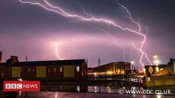 Lightning pictures: Spectacular storms light up England skies