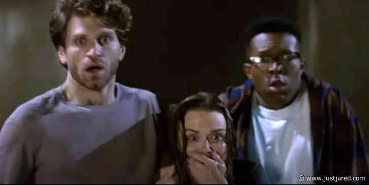 Holland Roden & Keegan Allen Travel To Moscow To Visit An Escape Room Like No Other in 'No Escape'
