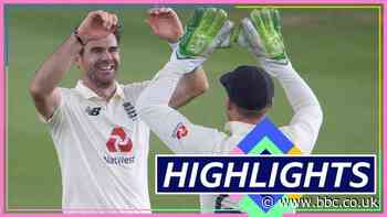 England v Pakistan highlights: James Anderson leads the way as England get their noses in front on a rain-affected day