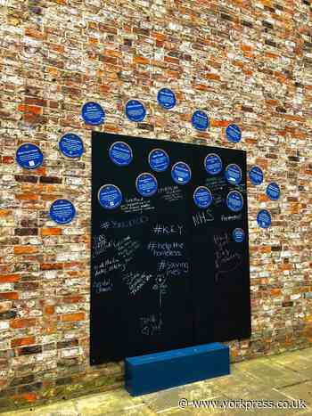 York lockdown heroes given blue plaques