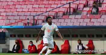 Edmonton-raised Alphonso Davies shines in Bayern’s Champions League Barca beatdown - Global News