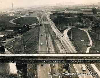 Aerial view shows Bolton's 'ring road' taking shape
