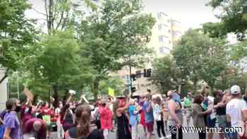 Massive Protest Outside Postmaster General's Home Over Mail-in Ballots